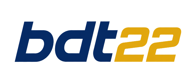 bdt22 logo on dark navigation header